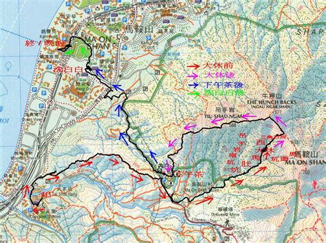 狐狸過水|半坳嶺, 西馬肚坑, 三角石河, 牛押山, 吊手岩 (白角小組)**********